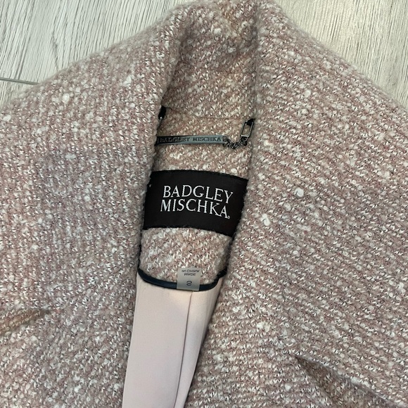 Badgley Mischka Wool Blend Long Coat - Picture 8 of 15